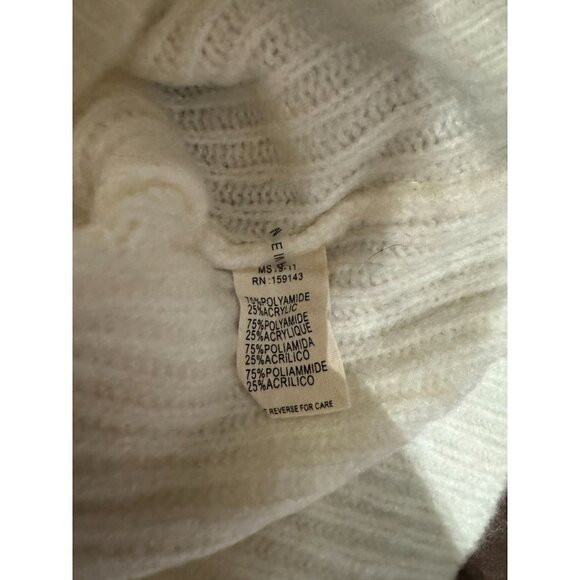 FRNCH Paris Back Bow Cable Knit Turtleneck Sweater NWT - Picture 8 of 9